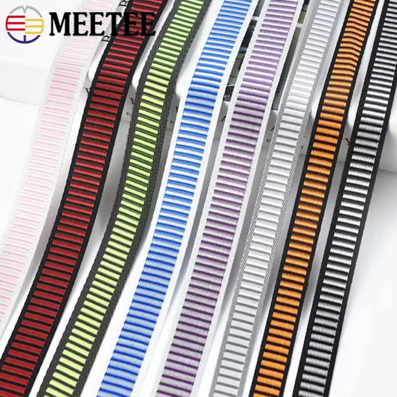 Binding Tape Bias - 10/20M 15/20mm Nylon Stripe Webbing Tape