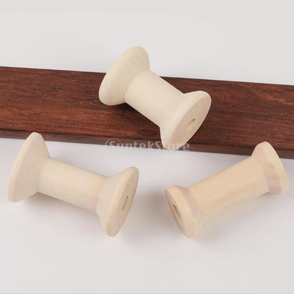 20pcs Wooden Bobbins Thread Sp - Thread Bobbins Empty review and price