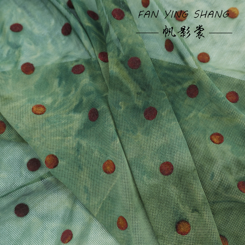 The Green Polka Dot Mesh Tie-D - Sewing Tie Dye review and price