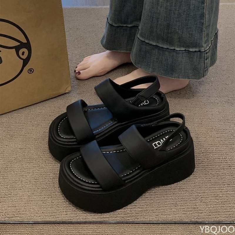 Sponge Cake Soled Sandals for  - Elastic Waistband Roll review and price