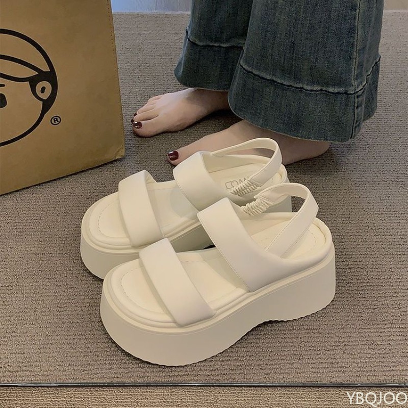Sponge Cake Soled Sandals for  - Elastic Waistband Roll review and price
