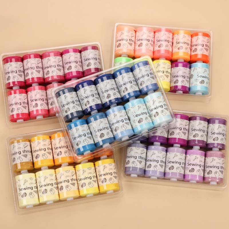 Multi Color Sewing Thread Set  - Sewing Thread Production review and price