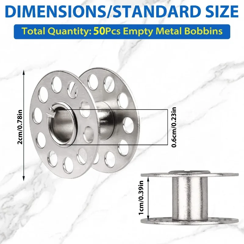 vvocci Empty Spool Stainless S - Thread Bobbins Empty review and price