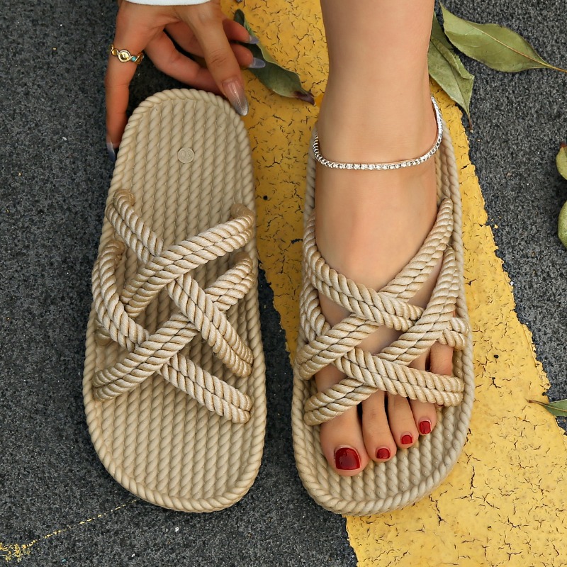 2025 New Summer Women's Hemp R - Elastic Waistband Roll review and price