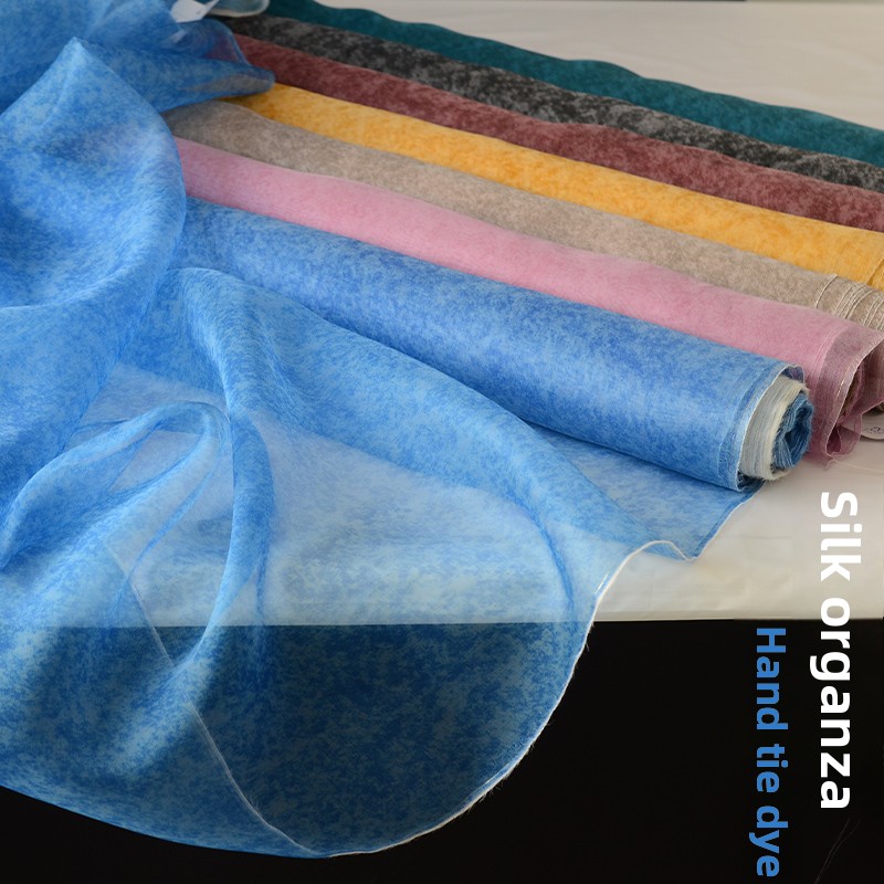 Tie-dye Silk Organza Fabric fo - Sewing Tie Dye review and price