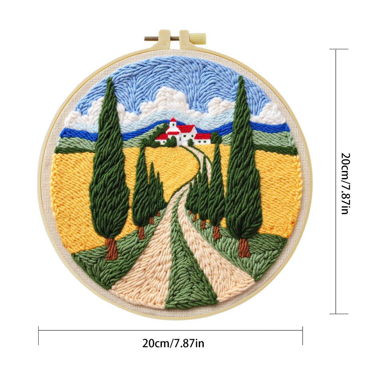 20X20CM/7.87inch Field Punch N - Is Sewing Textile Art review and price