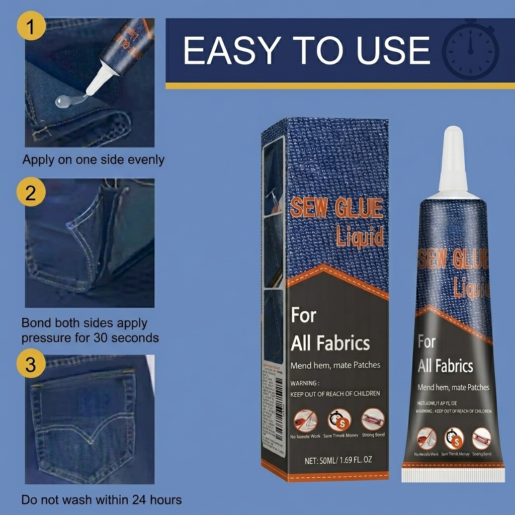 50ml Fabric Sewing Glue Fast D - Sewing Repair review and price