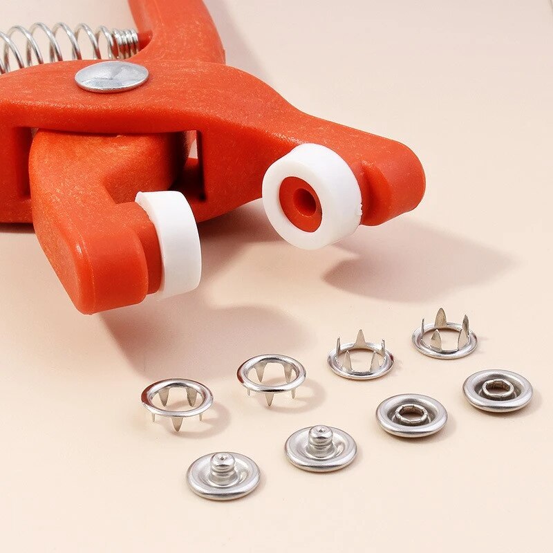 50 Sets 9.5MM Five Jaw Buckle  - Textile Sewing Kit review and price