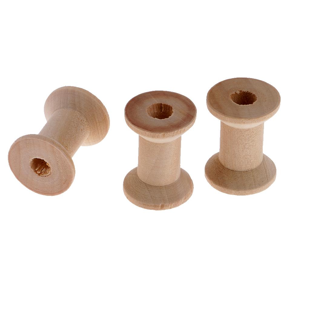 Wooden Empty Spool Thread Bobb - Thread Bobbins Empty review and price