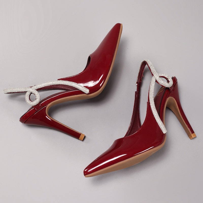 Sexy Patent Leather Pointed To - Elastic Waistband Roll review and price