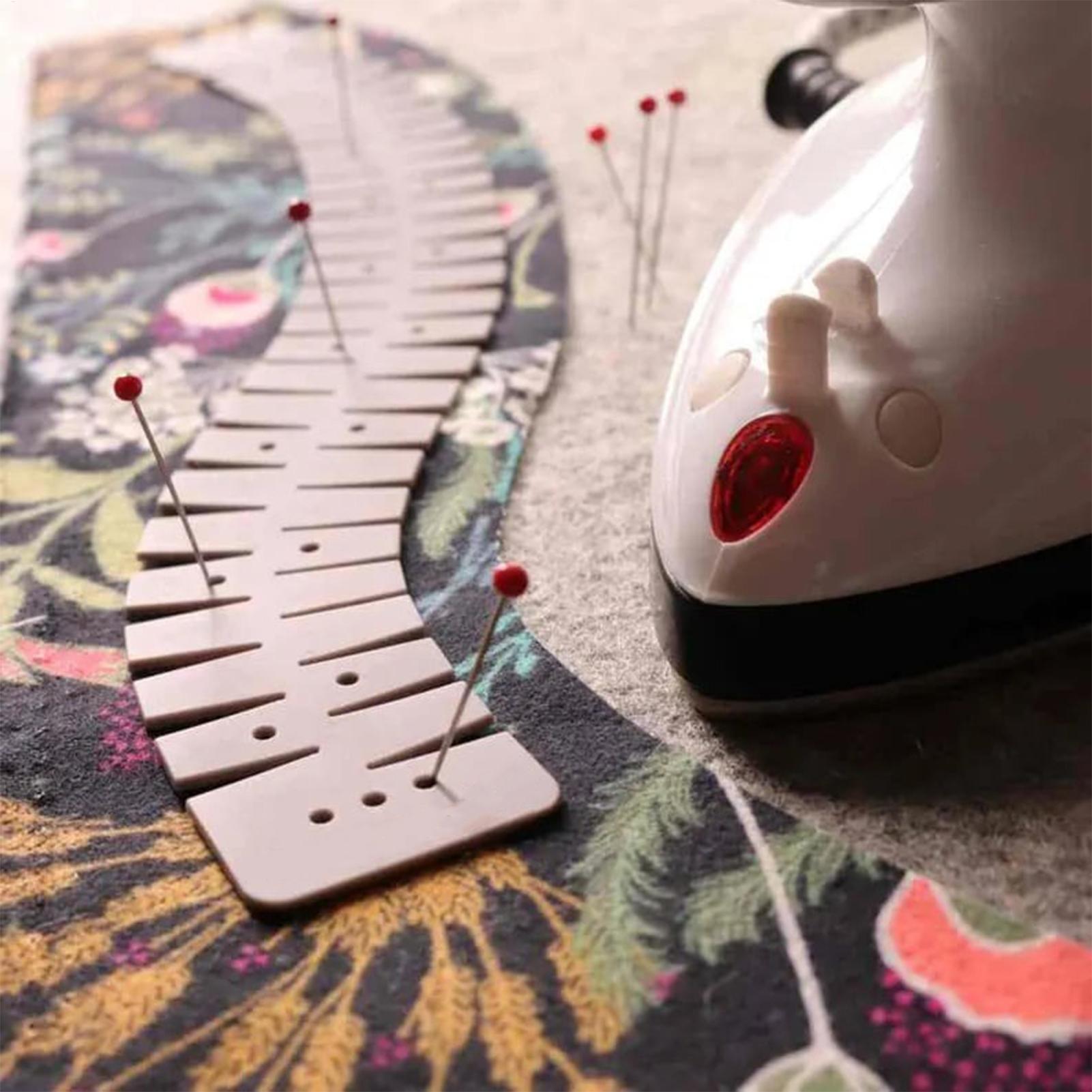 Silicone Hemming Ruler With Ma - Sewing Hemming review and price