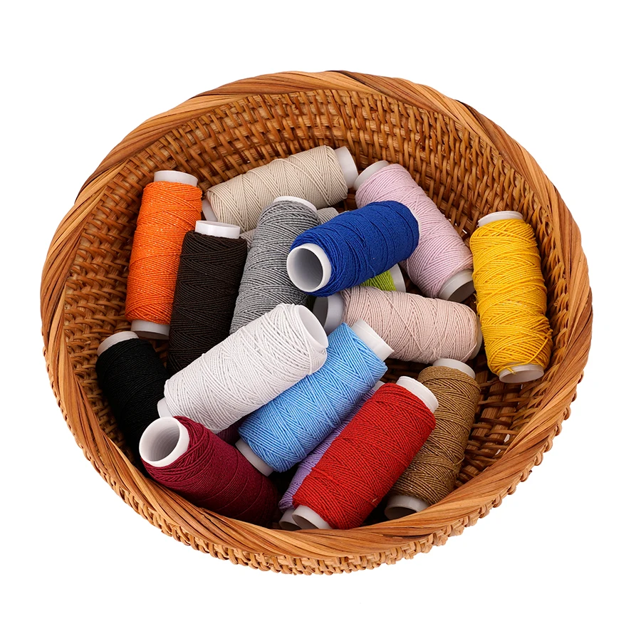18-Color 0.6mm Ultra-Fine Elas - Sewing Machine Yarn review and price