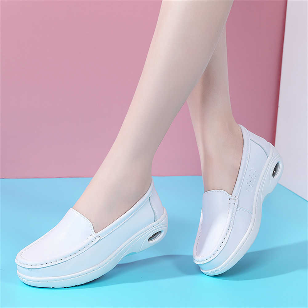 Chunky White Sole Heel Shoes O - Sewing Industry review and price