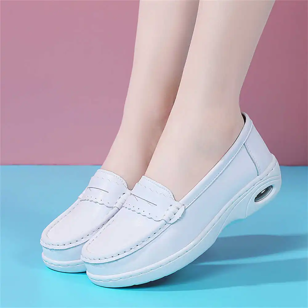 Chunky White Sole Heel Shoes O - Sewing Industry review and price