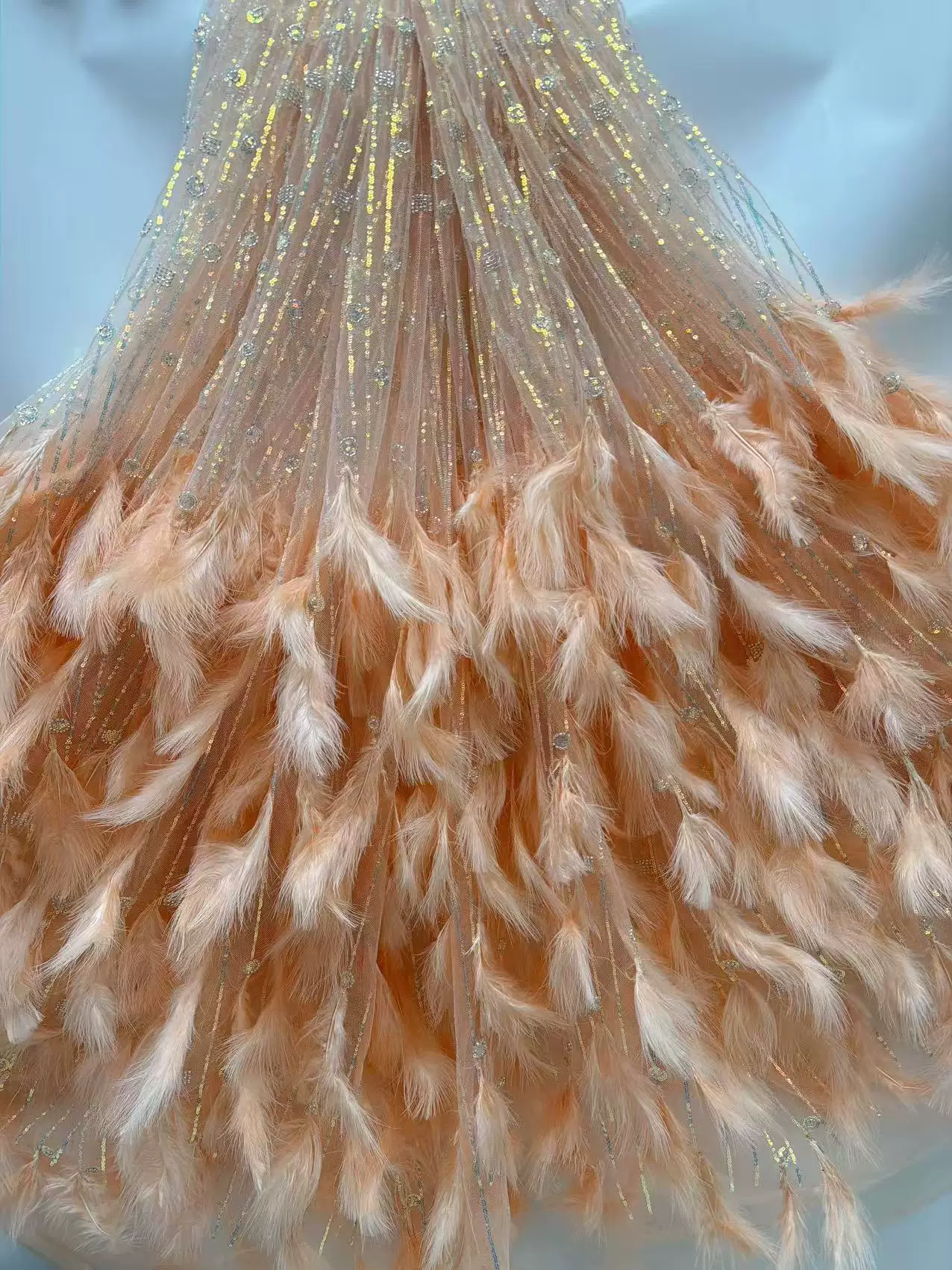 5yard Feather bead tube sequin - Sewing Embroidery Fabric review and price