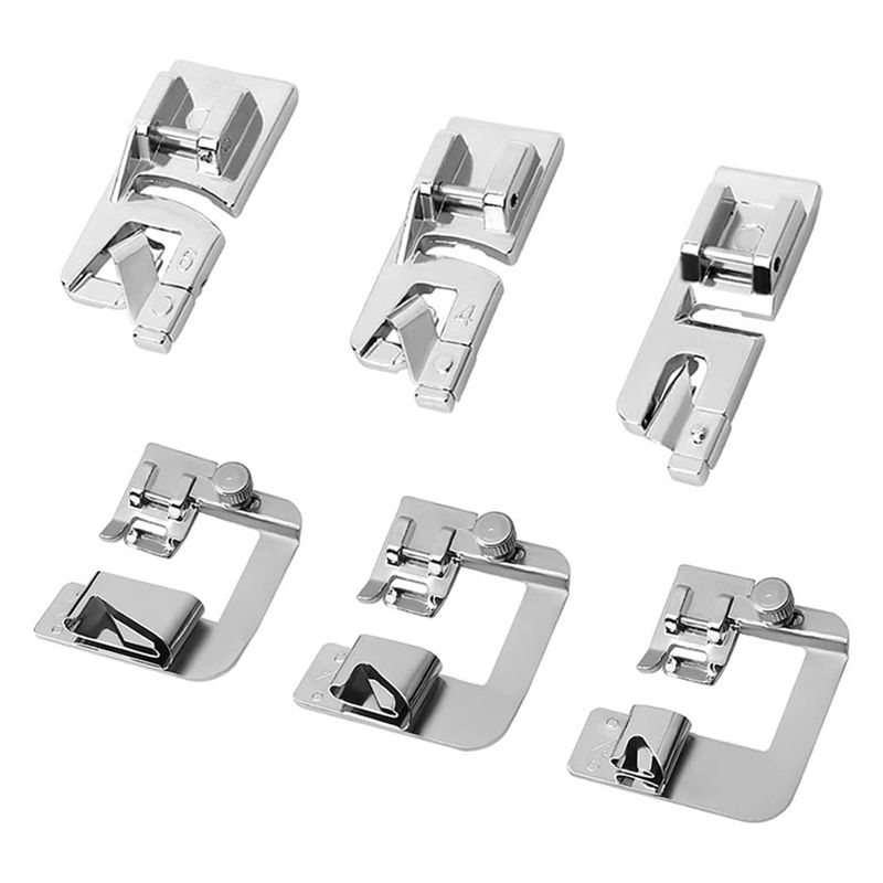 AA63 HOT 6 Pcs Rolled Hem Pres - Sewing Hemming review and price