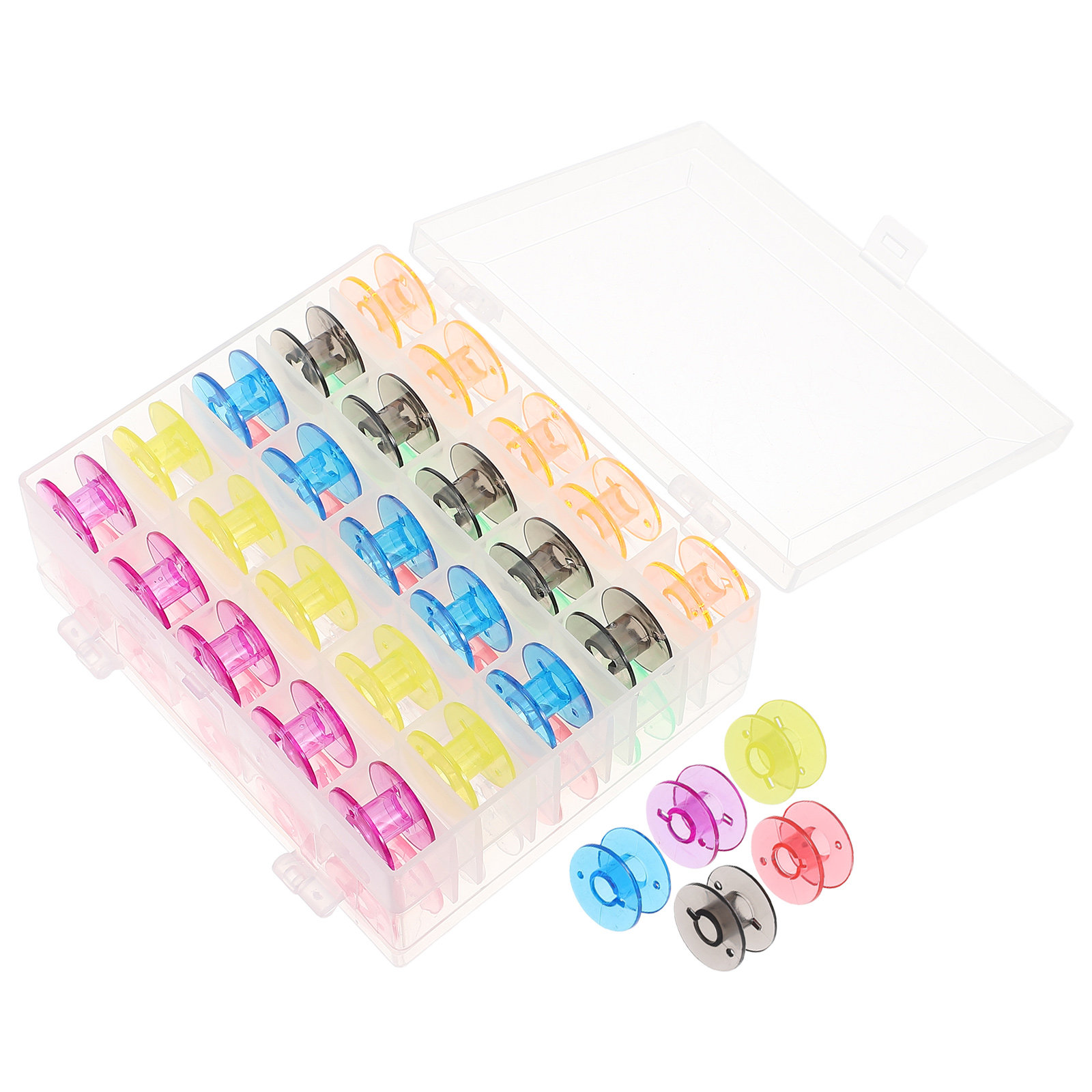 50Pcs Sewing Machine Bobbins P - Thread Bobbins Empty review and price
