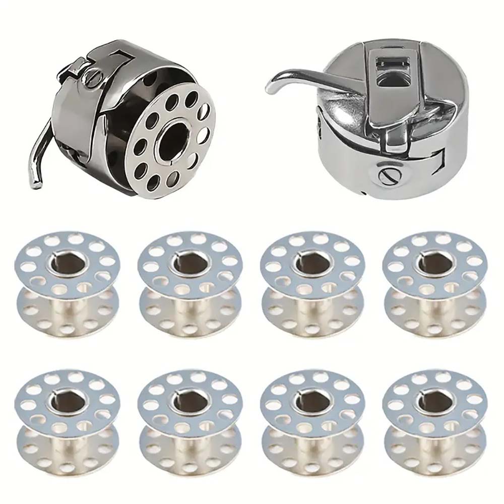 Bobbin Case and Metal Bobbins  - Textile Sewing Kit review and price