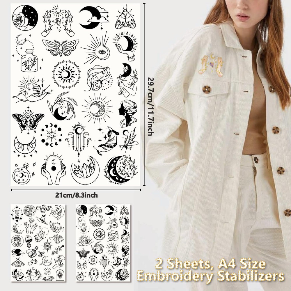 51Pcs Boho Moon Sun Water Solu - Sewing Embroidery Fabric review and price